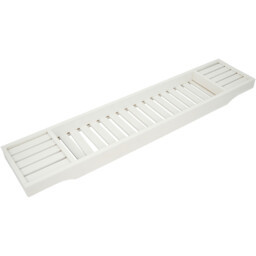 Kingsbury Bamboo Bath Bridge - White - Wilko - thumbnail 4