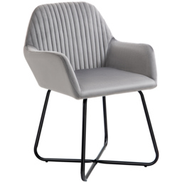 Portland Grey Velvet Modern Armchair - Size: Single - Wilko - thumbnail 3