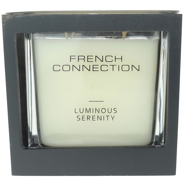 French Connection Wooden Collection Luminous Serenity Scented Candle - Size: 11 x 12.6 x 11.9cm - n/a - Wilko - image 1