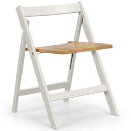 Julian Bowen Savoy White and Natural 4 Seater Dining Set - Wilko - thumbnail 7
