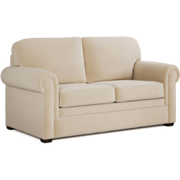 Jay-Be Heritage 2 Seater Brushed Twill Linen Sofa Bed with e-Pocket Mattress - Cream - Wilko - thumbnail 3