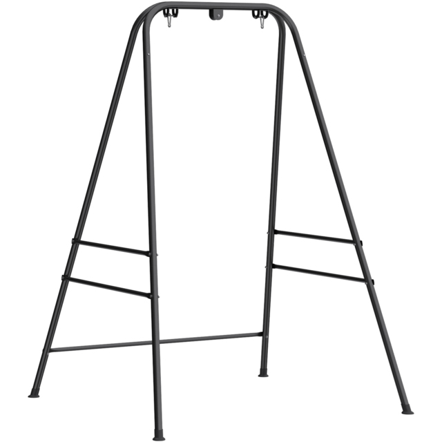 Outsunny Black Freestanding Hammock Chair Stand - Size: 183 x 138 x 129cm - Wilko - image 1
