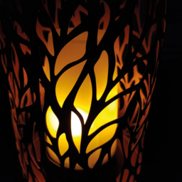 Luxform Battery Operated Cylinder Flame Candle Torch - Size: 15 x 15 x 91cm - Black - Wilko - thumbnail 6
