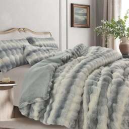 Sweet Dreams Double Grey Alpine Husky Duvet Set - Wilko - thumbnail 1
