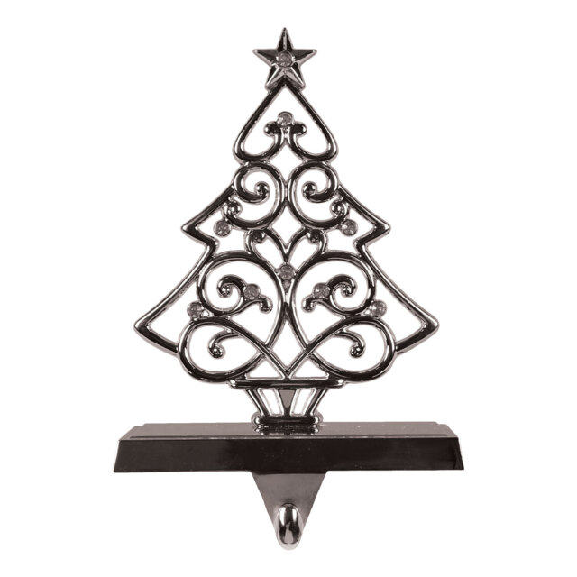 Silver Stocking Hanger - Size: 16 x 12 x 8cm - Wilko - image 1