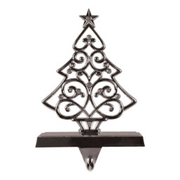 Silver Stocking Hanger - Size: 16 x 12 x 8cm - Wilko - thumbnail 1