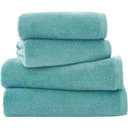Deyongs Romeo Seafoam Bath Sheet - Size: 85 x 145cm - Green - Wilko