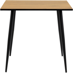 Florence Wilma 4 Seater Square Dining Table Oak and Black - Furniture To Go - Wilko - thumbnail 4