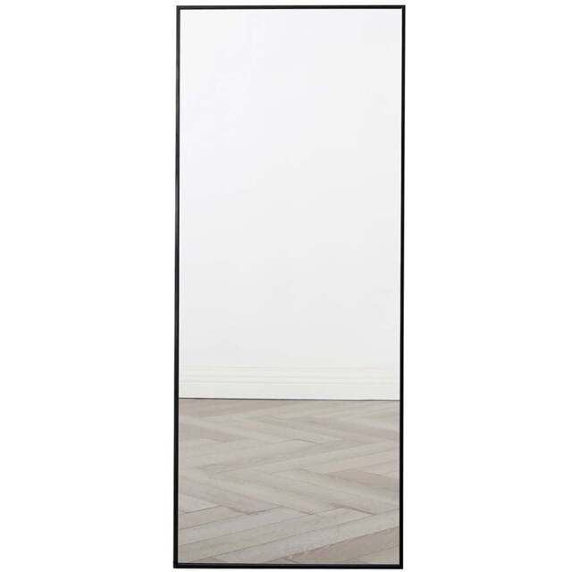 Anax Black Framed Wall Mirror 160 x 65cm - Home Garden Direct - Wilko - image 1
