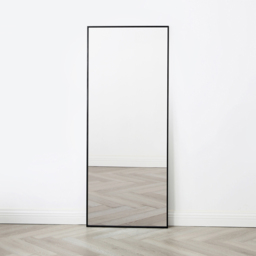 Anax Black Framed Wall Mirror 160 x 65cm - Home Garden Direct - Wilko - thumbnail 3