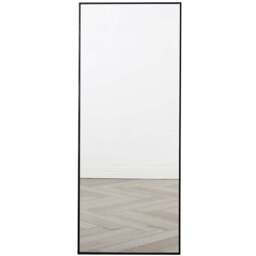 Anax Black Framed Wall Mirror 160 x 65cm - Home Garden Direct - Wilko - thumbnail 1