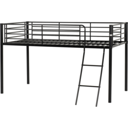 Seconique Kora Single Black Mid Sleeper Bed - Wilko - thumbnail 4
