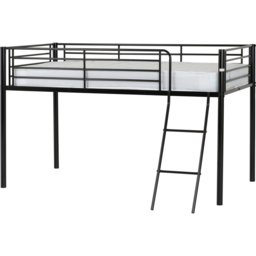 Seconique Kora Single Black Mid Sleeper Bed - Wilko - thumbnail 3