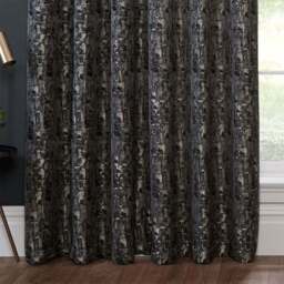 Aster Blackout Eyelet CurtainCharcoal168cm229cm - Divante - Wilko - thumbnail 7