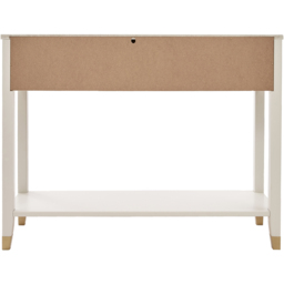 Palazzi 2 Drawer White Console Table - Size: 35 x 105 x  80cm - Wilko - thumbnail 5