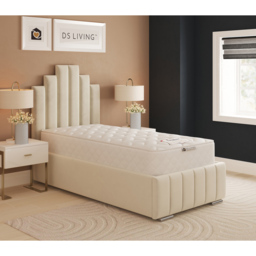 DS Living Glacier Nightfall Single Gel Enhanced Bonnell Spring Mattress - White - Wilko - thumbnail 3