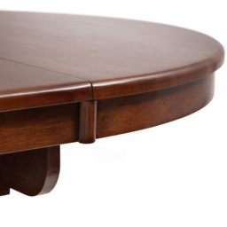 Julian Bowen Canterbury 6 Seater 90 to 120cm Round to Oval Extendable Table Mahogany - Wood - Wilko - thumbnail 5