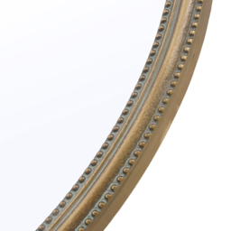 Living and Home Gold Oval Classic Wall Mirror 80 x 60cm - Size: 80 x 60 x 3cm - Wilko - thumbnail 7