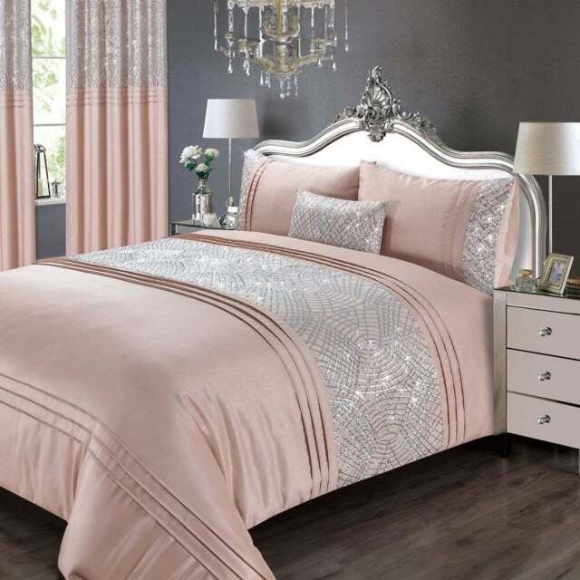 Rapport Home Charleston Double Blush Duvet Set - Pink - Wilko - image 1