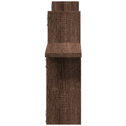 vidaXL 38 x 12 x 38cm Brown Wall Shelf - Wilko - thumbnail 6
