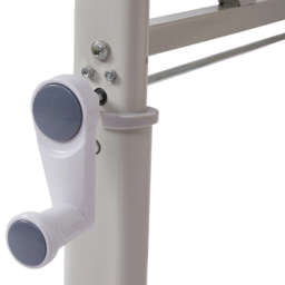 Living and Home Height Adjustable White Office Desk - Size: 90 x 80 x 60cm - Wilko - thumbnail 7