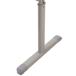 Living and Home Height Adjustable White Office Desk - Size: 90 x 80 x 60cm - Wilko - thumbnail 5