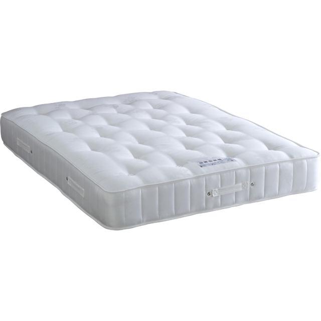 Crystal Small Single 1400 Pocket Sprung Mattress - White - Bedmaster - Wilko - image 1