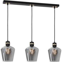 Milagro Richmond Black Pendant Lamp 230V - Size: 18 x 60 x 100cm - Wilko - thumbnail 1