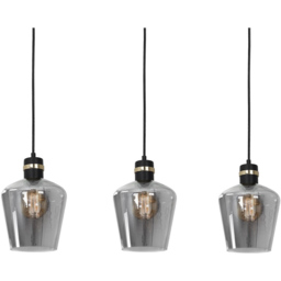 Milagro Richmond Black Pendant Lamp 230V - Size: 18 x 60 x 100cm - Wilko - thumbnail 3