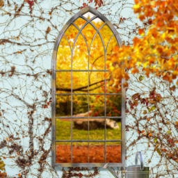 MirrorOutlet Somerley Rustic Arched Garden Mirror 161 x 72cm - Size: 161 x 72 x 3cm - Silver - Wilko - thumbnail 6