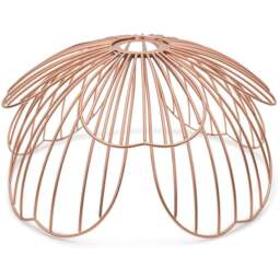ValueLights Rose Pink Metal Flower Pendant Shade - Size: 15 x 32 x 31.5cm - Wilko - thumbnail 1