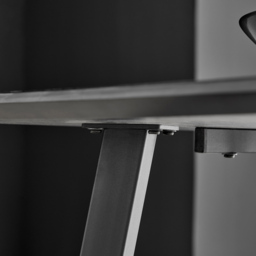 Furniturebox Copeland Cesano Marble Effect 6 Seater Dining Set White Blue and Chrome - Wilko - thumbnail 7