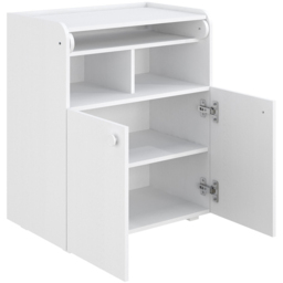 Shefa 700 2 Door 2 Shelf White Kids Changing Unit - Size: 86 x 70 x 47cm - Wilko - thumbnail 5