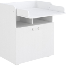 Shefa 700 2 Door 2 Shelf White Kids Changing Unit - Size: 86 x 70 x 47cm - Wilko - thumbnail 3