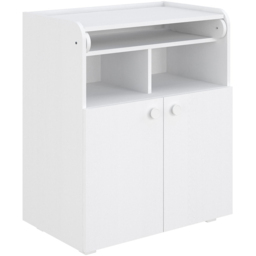 Shefa 700 2 Door 2 Shelf White Kids Changing Unit - Size: 86 x 70 x 47cm - Wilko - thumbnail 4