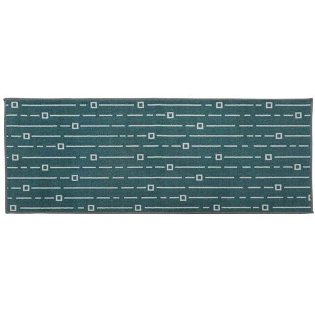 JVL Savio Teal Runner 57 x 150cm - Blue - JVL Homewares - Wilko - image 1
