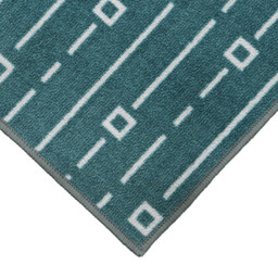 JVL Savio Teal Runner 57 x 150cm - Blue - JVL Homewares - Wilko - thumbnail 5