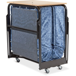 Jay-Be Crown Windermere Single Folding Bed with Waterproof Deep Sprung Mattress - Black - Wilko - thumbnail 4