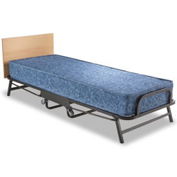 Jay-Be Crown Windermere Single Folding Bed with Waterproof Deep Sprung Mattress - Black - Wilko - thumbnail 3