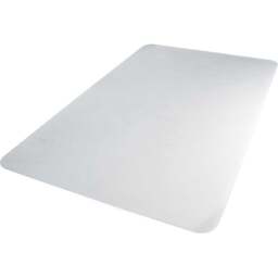 Ecotex Marlon BioPlus Polycarbonate Rectangular Chair Mat for Carpet 89 x 119cm - Size: 119 x 89 x 0.2cm - Clear - Wilko - thumbnail 1