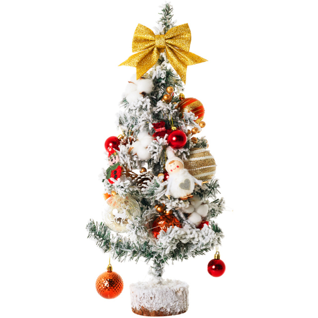 Living and Home Christmas Tree with LED Light Large - Size: 2ft - Orange - Wilko - image 1