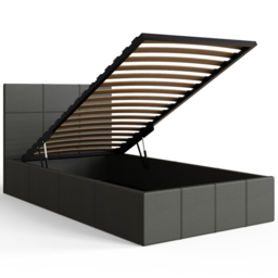 GFW Single Grey End Lift Ottoman Bed - Wilko - thumbnail 5