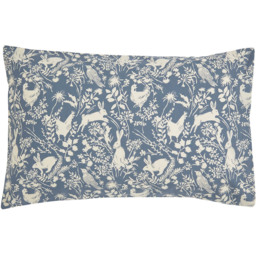 Helena Springfield Super King Size Blue Forest Friends Duvet Set - Wilko - thumbnail 3