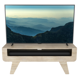 AVF Horton Whitewashed Oak Tapered Leg TV Unit - Size: 39.2 x 120 x 45 - Wood - Wilko - thumbnail 5