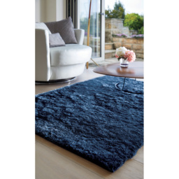 Origins Indigo Glamour and Shimmer Rug 80 x 150cm - Blue - Origins Rugs - Wilko - thumbnail 3