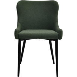 Bentley Designs Rubens Set of 2 Green Boucle Dining Chair - Wilko - thumbnail 3
