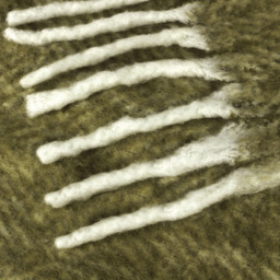 Yard Rawton Natural and Moss Green Ombre Herringbone Throw 130 x 180cm - Size: 180 x 130cm - Multi - Yard Living - Wilko - thumbnail 3