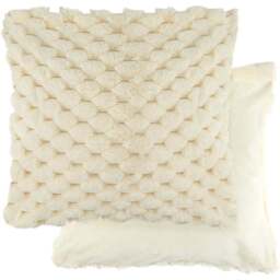 Serene Leah Collection Deluxe Cream Cushion Cover 43 x 43cm - Wilko - thumbnail 1
