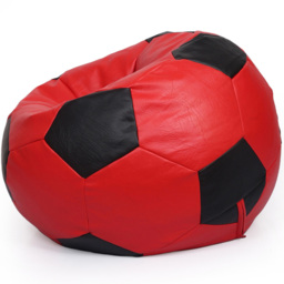 Kaikoo Red and Black Football Beanbag - Size: 70 x 70 x 70cm - Wilko - thumbnail 6
