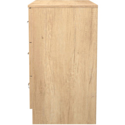 Crowndale Avon 3 Drawer Nebraska Oak Chest of Drawers Ready Assembled - Wilko - thumbnail 4